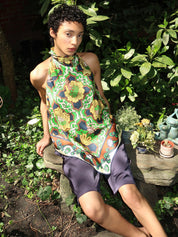 Liana Silk Top in Multi