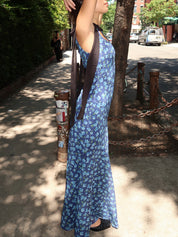 Sydney Dress in Midnight Forget Me Not