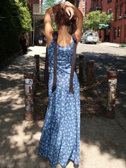 Sydney Dress in Midnight Forget Me Not