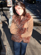 Juniper Fur Lined Jacket in Java