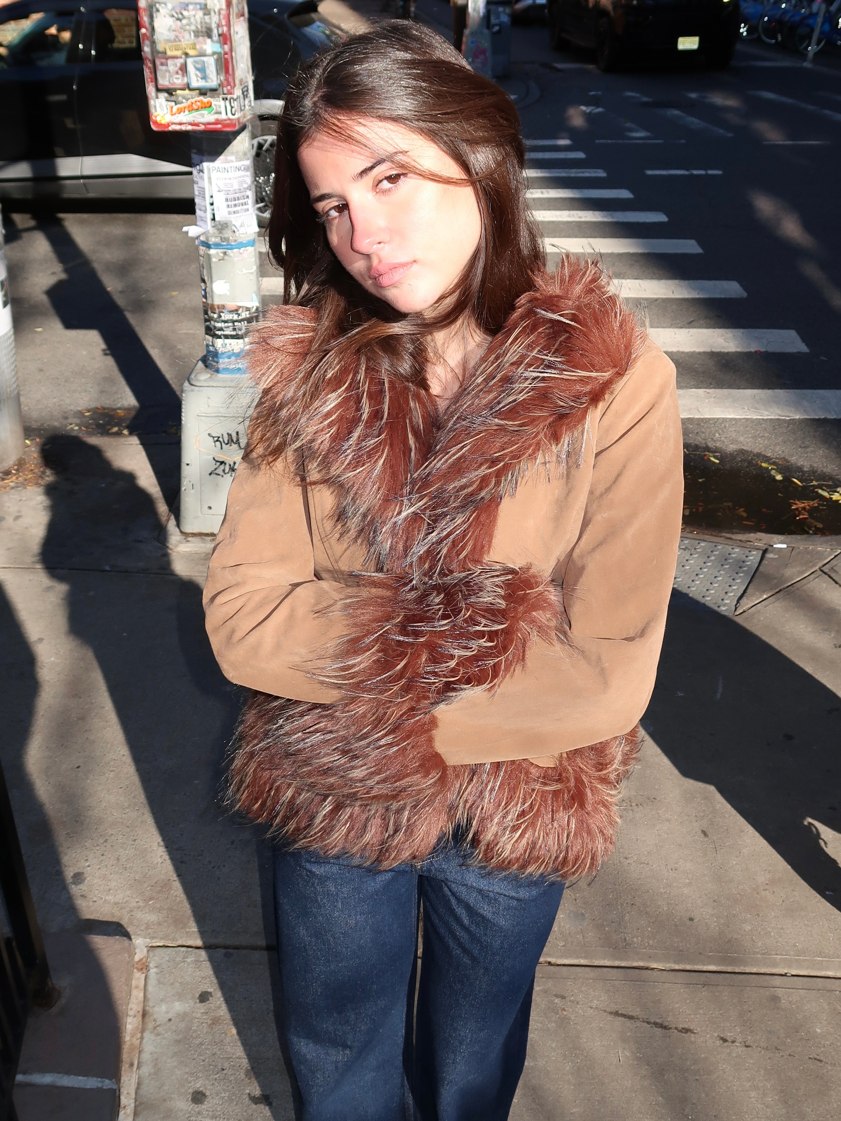 Juniper Fur Lined Jacket in Java