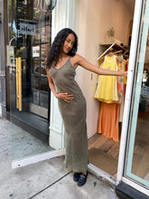 Load image into Gallery viewer, Matilda Dress in Steel Olive
