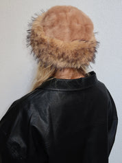 Blizzard Hat in Tan Fur