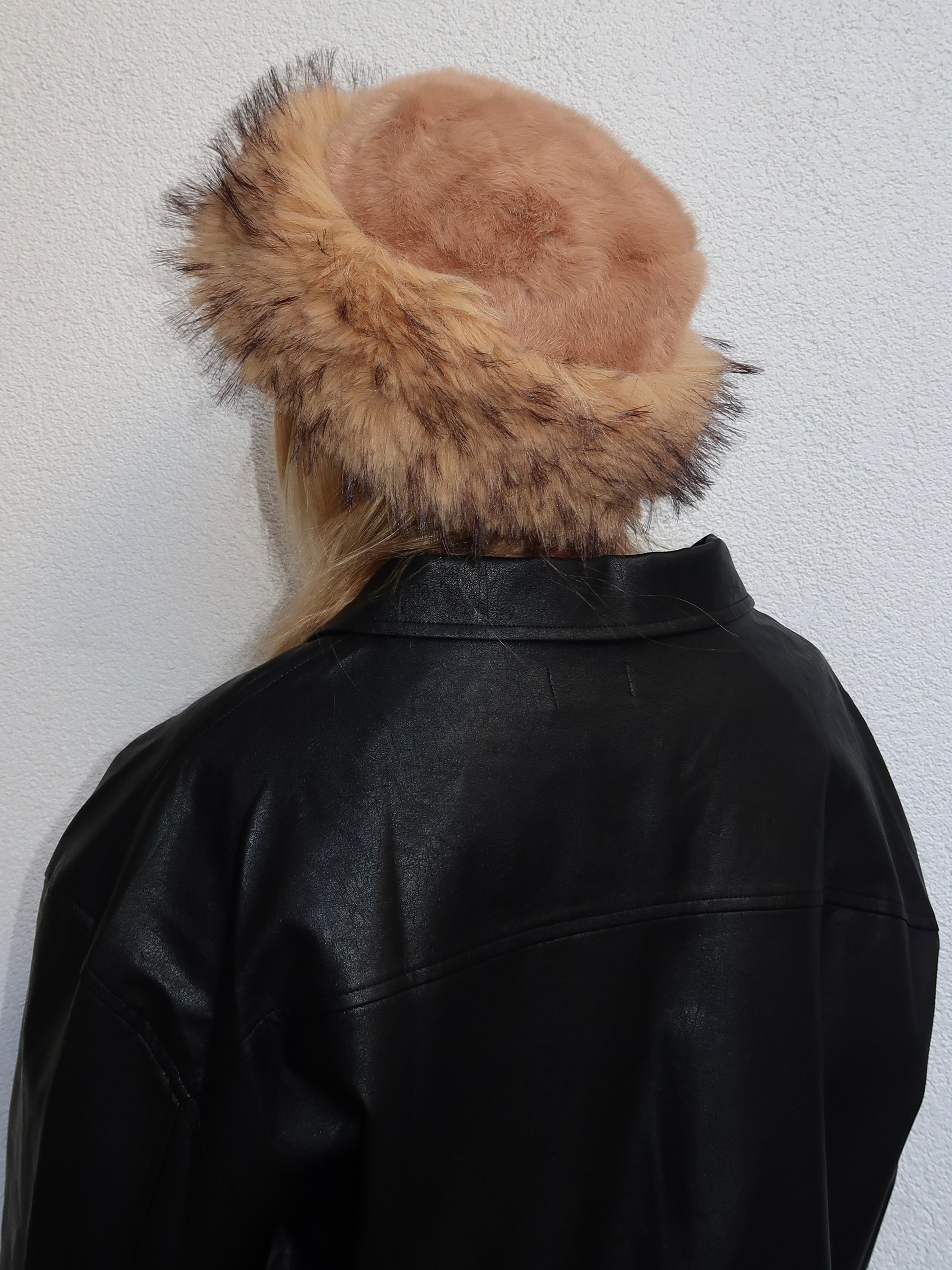 Blizzard Hat in Tan Fur