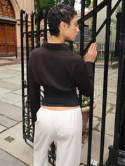 Azula Fitted Top in Black