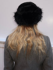 Blizzard Hat in Black Fur