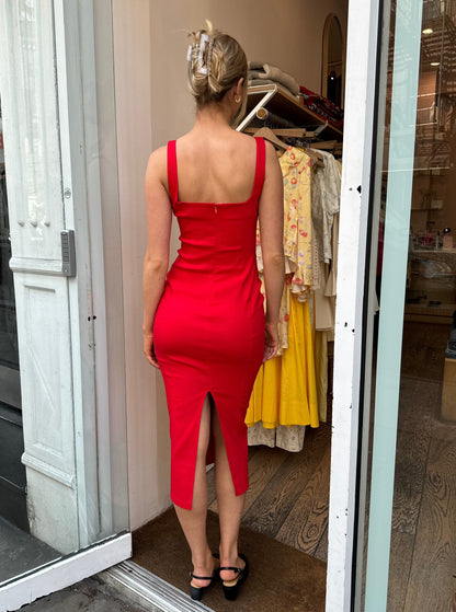 Anthia Dress in Red