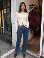 90s Mid Rise Loose in Rustic Indigo