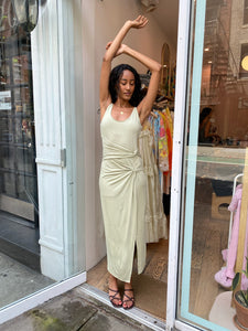 Felicity Dress in Green Tea