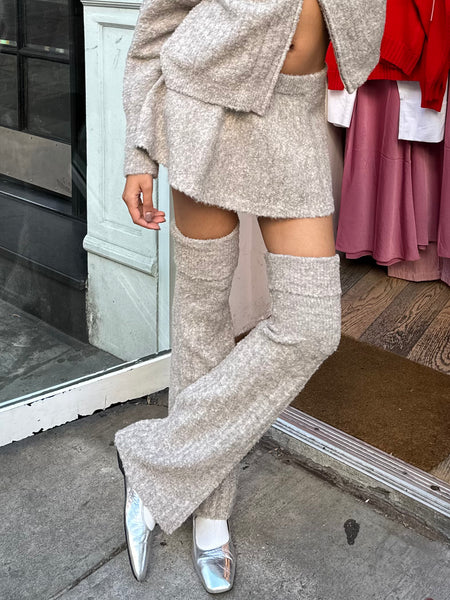 Leg Warmer in Heather Grey – Isalis