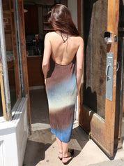 Glass Pleated Miriam Dress in Multicolor