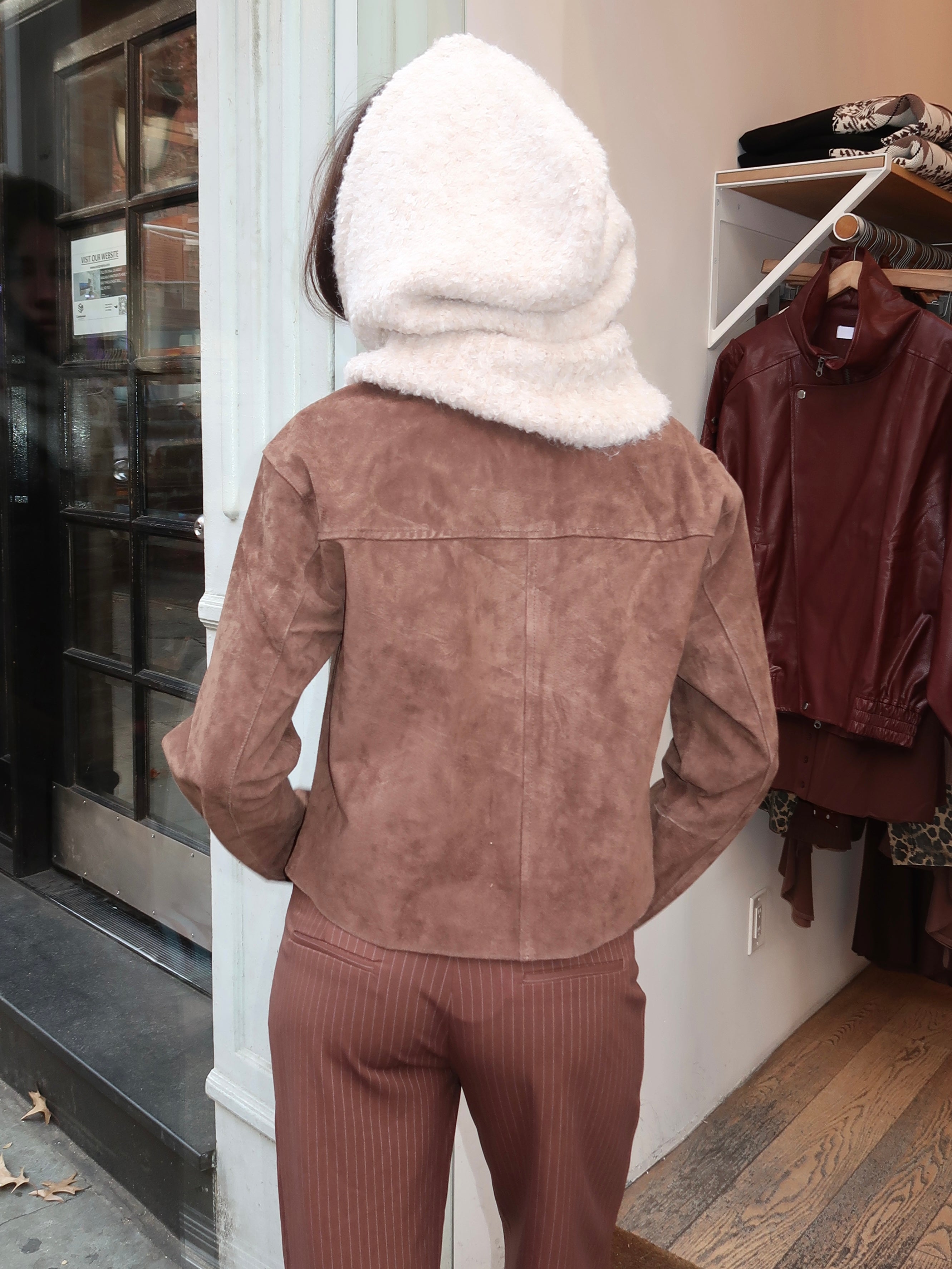 Isalis Balaclava Hood in Oatmeal