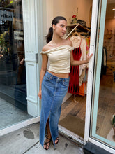 Load image into Gallery viewer, Twister Off the Shoulder Top in Oat
