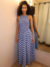 Annah Dress in Ios Check
