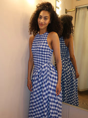 Annah Dress in Ios Check
