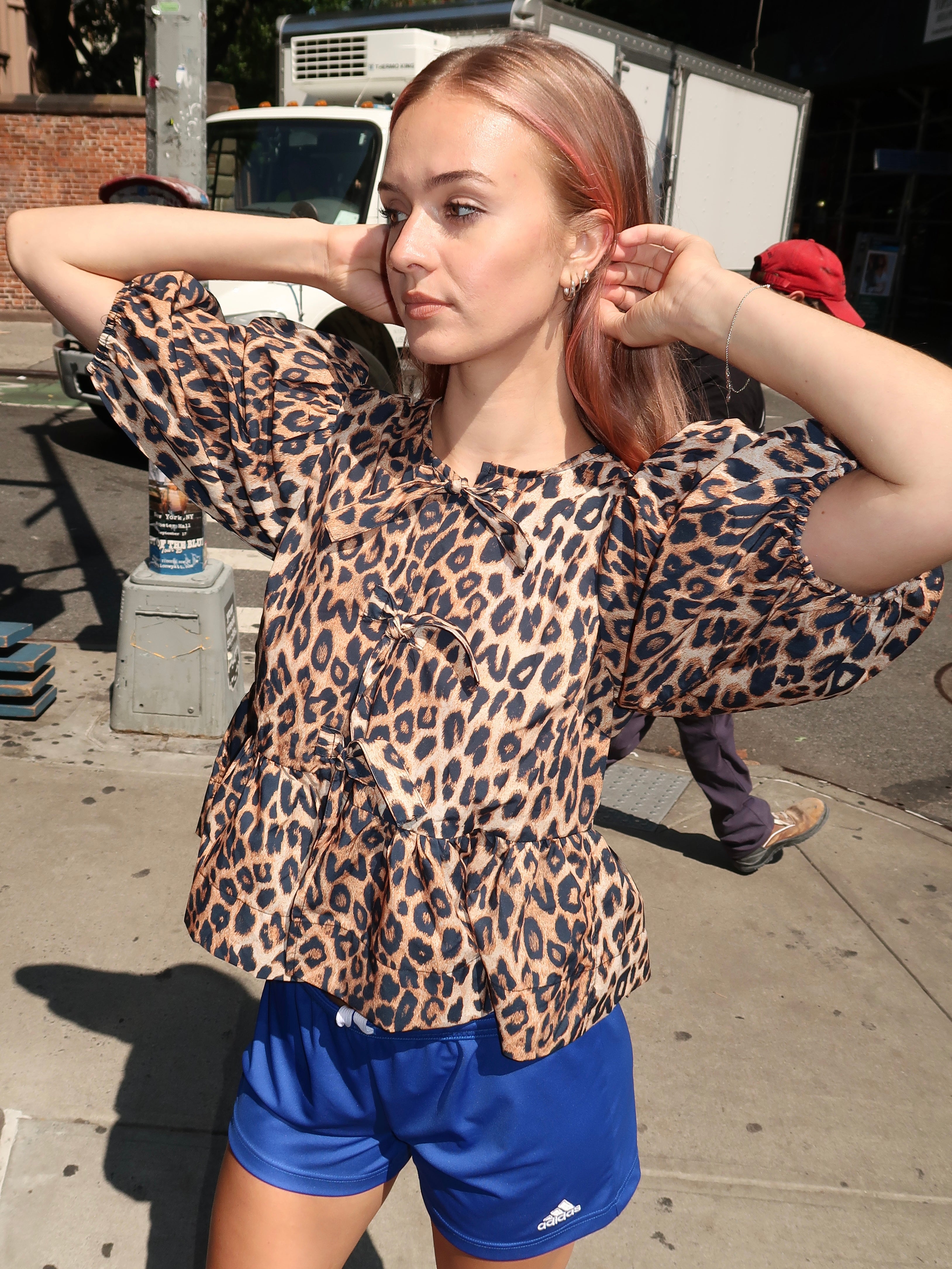 Yasmine Top in Leopard