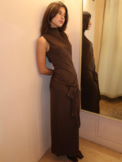 Victoria Dress in Espresso