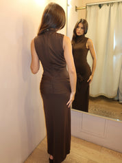 Victoria Dress in Espresso