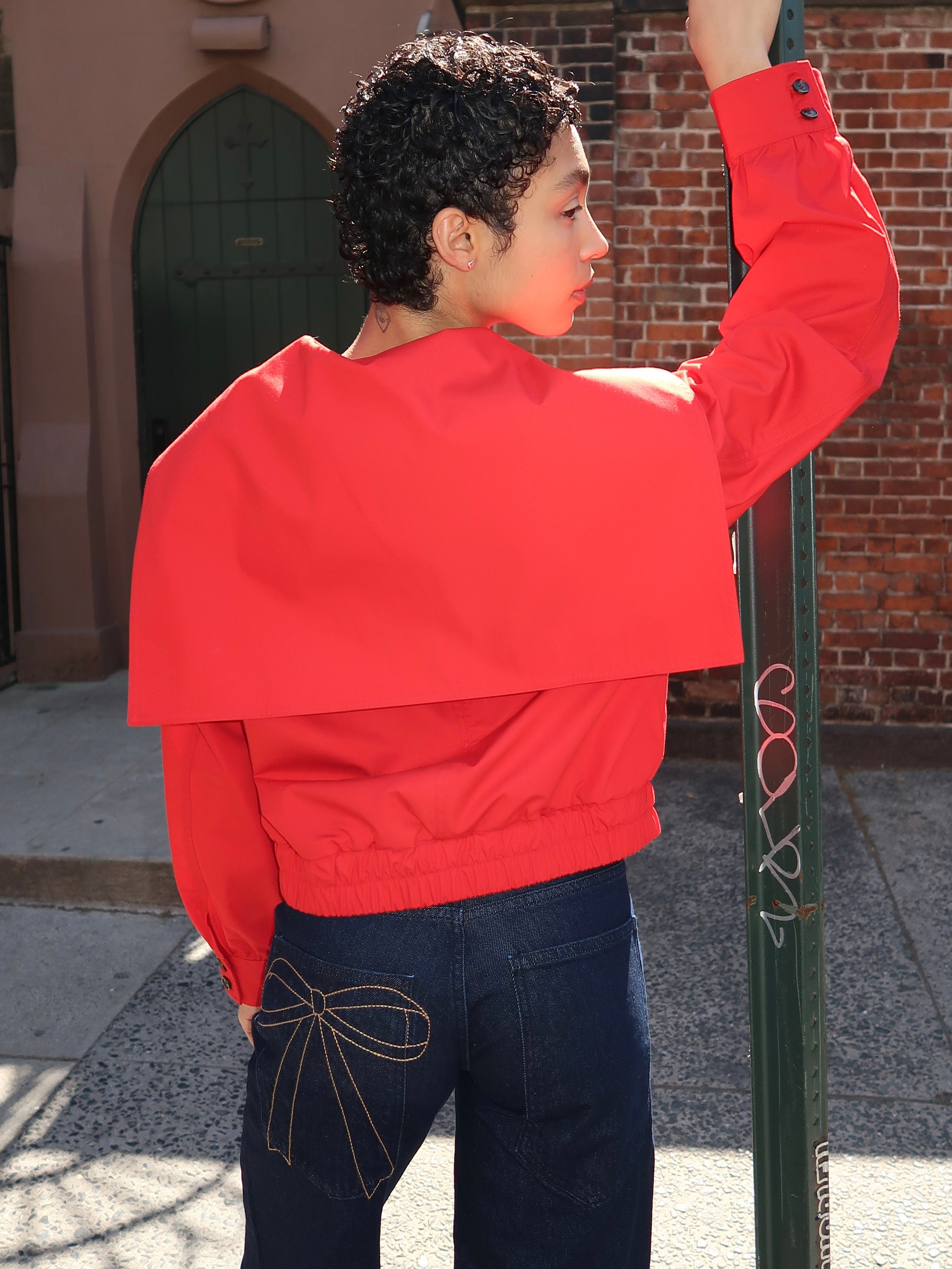 Farro Jacket in Red
