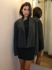 Nerys Blazer in Charcoal