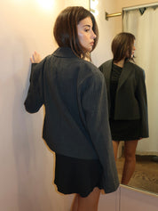 Nerys Blazer in Charcoal