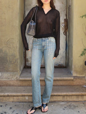 Emily Trousers in Blue