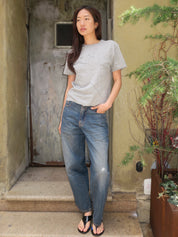 Baggy Trousers in Dark Blue