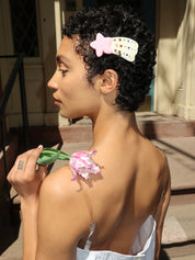 Shooting Star Hairclip in Pink