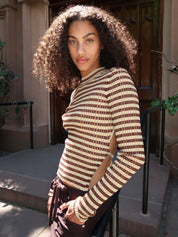 Perrie Top in Mulitcolor Stripe
