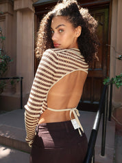 Perrie Top in Mulitcolor Stripe