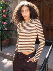 Perrie Top in Mulitcolor Stripe