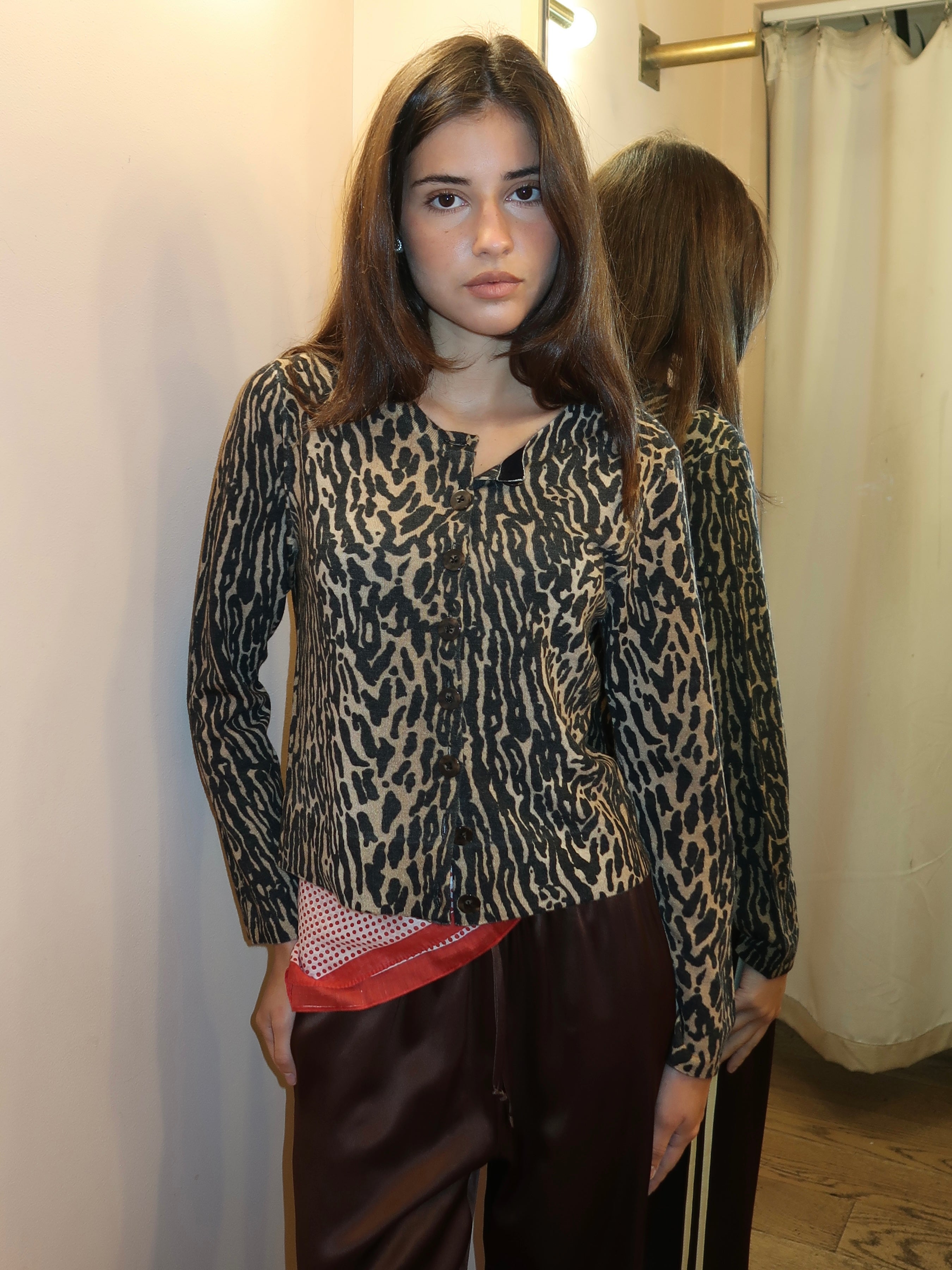 Peony Jumper Bohemia Leopard Brown