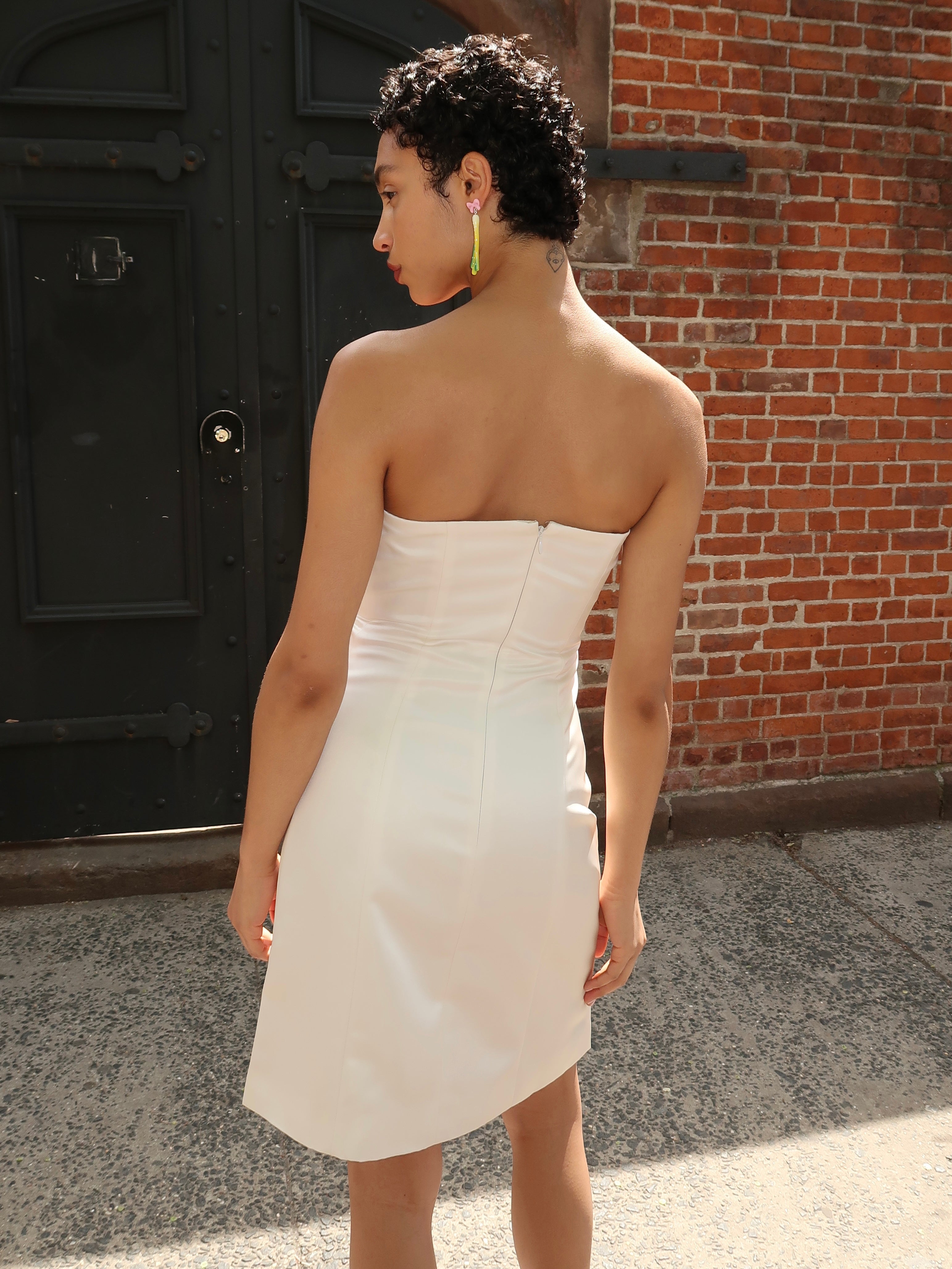 Negi Dress in Champagne