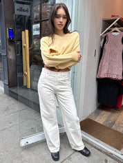 Low Slung Baggy Jean in Solar