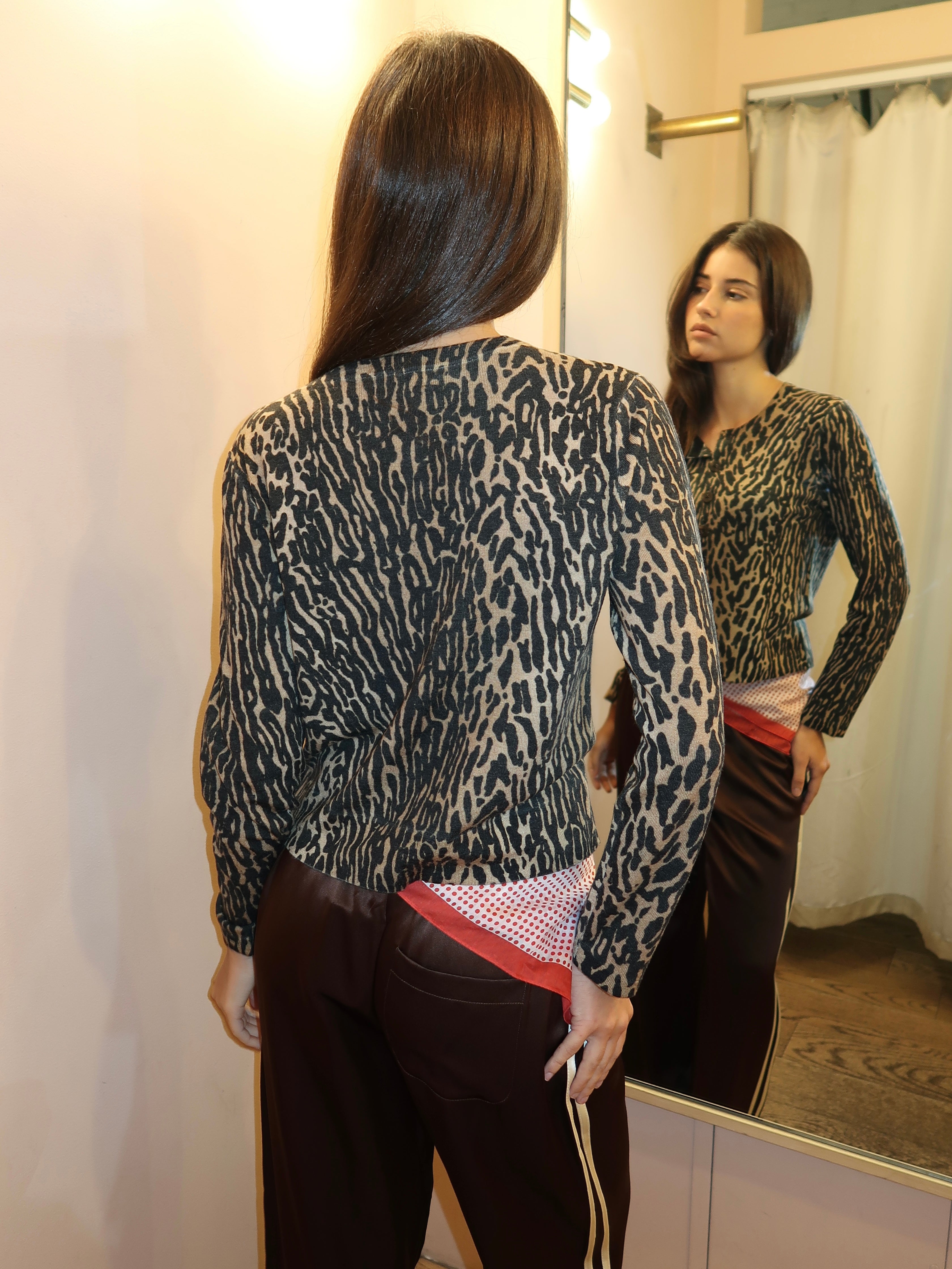 Peony Jumper Bohemia Leopard Brown