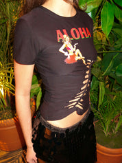 Aloha Tee in Island Black