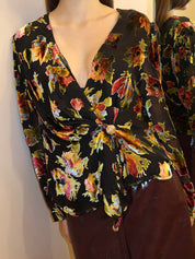 Everlyn Top Countryside Devoré Black
