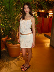 Sea Skirt in Mermaid White
