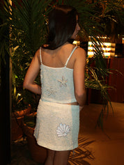 Sea Tank Camisole in Mermaid White
