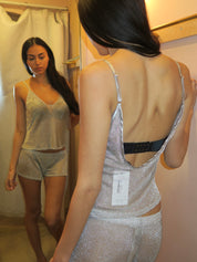 Jackie Top in Silver