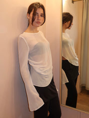Keiko Top in Ecru