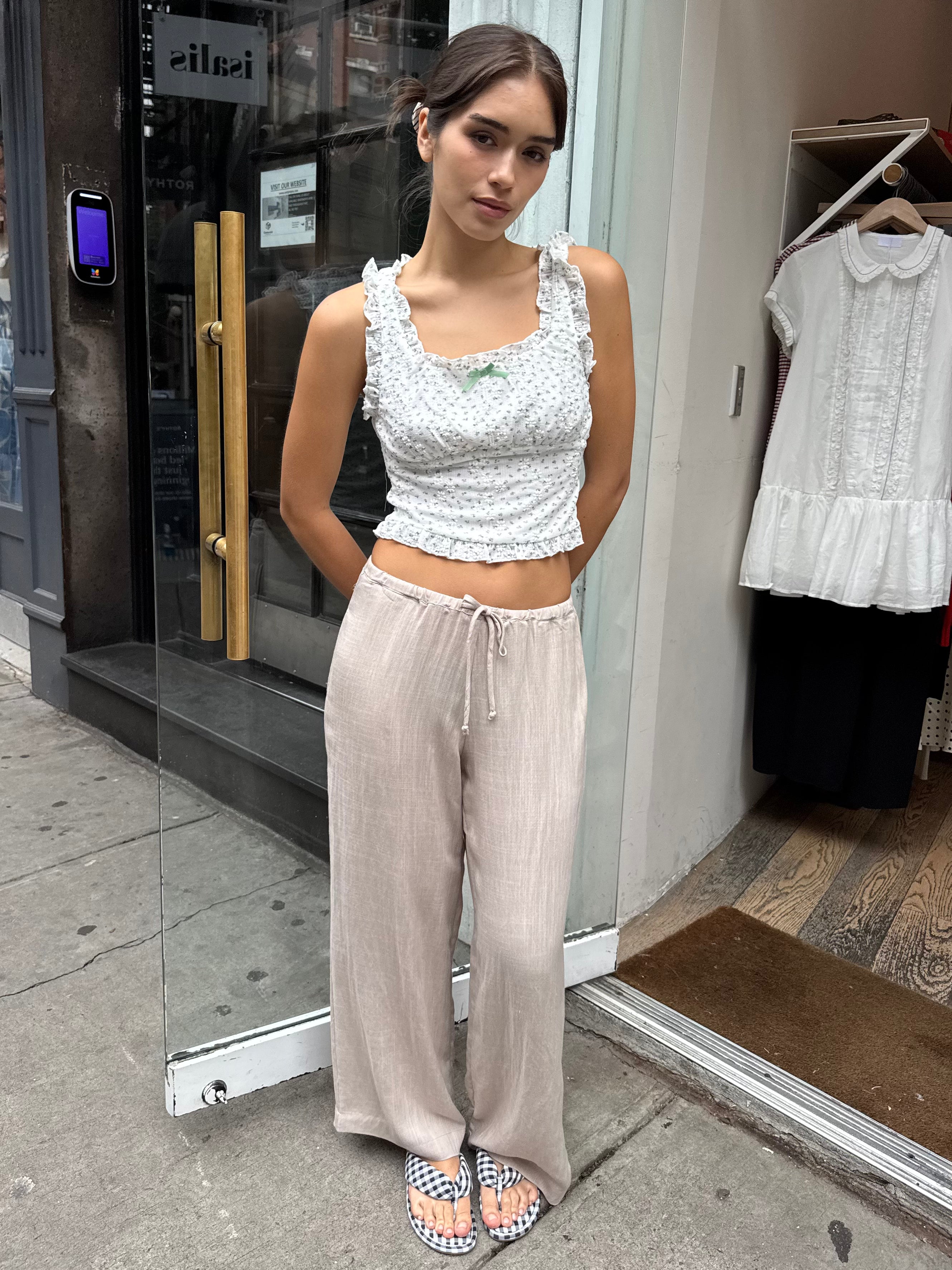 Angela Pants in Khaki