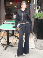 Zahra Sweatpant in Black