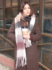 Sweetheart Scarf in Purple Fade