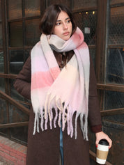 Sweetheart Scarf in Light Pink