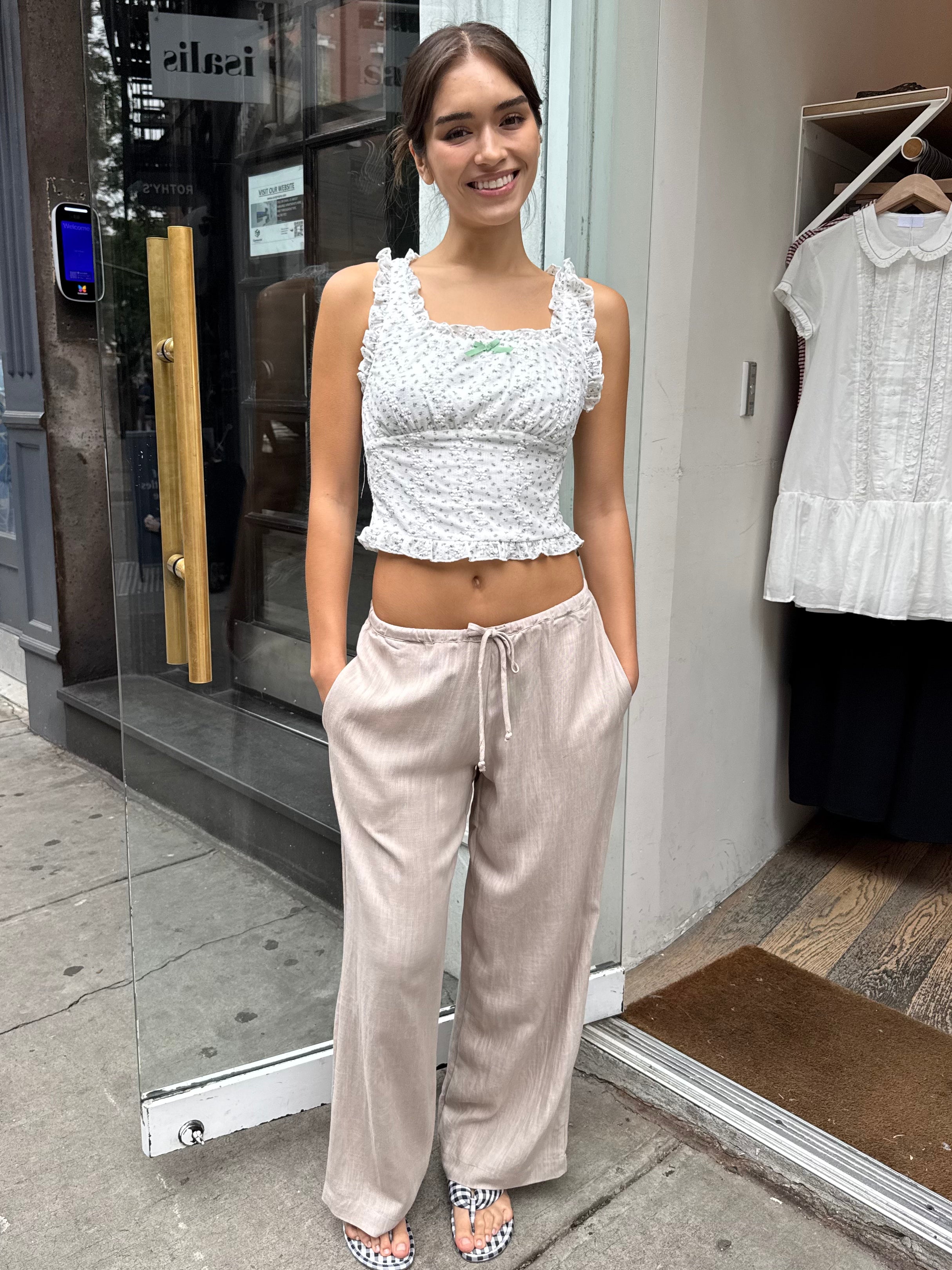 Angela Pants in Khaki