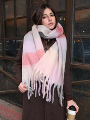 Sweetheart Scarf in Light Pink