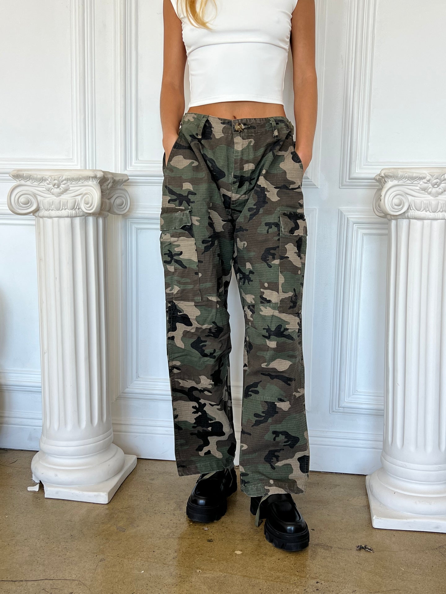 Alastair Cargo Pants in Camo