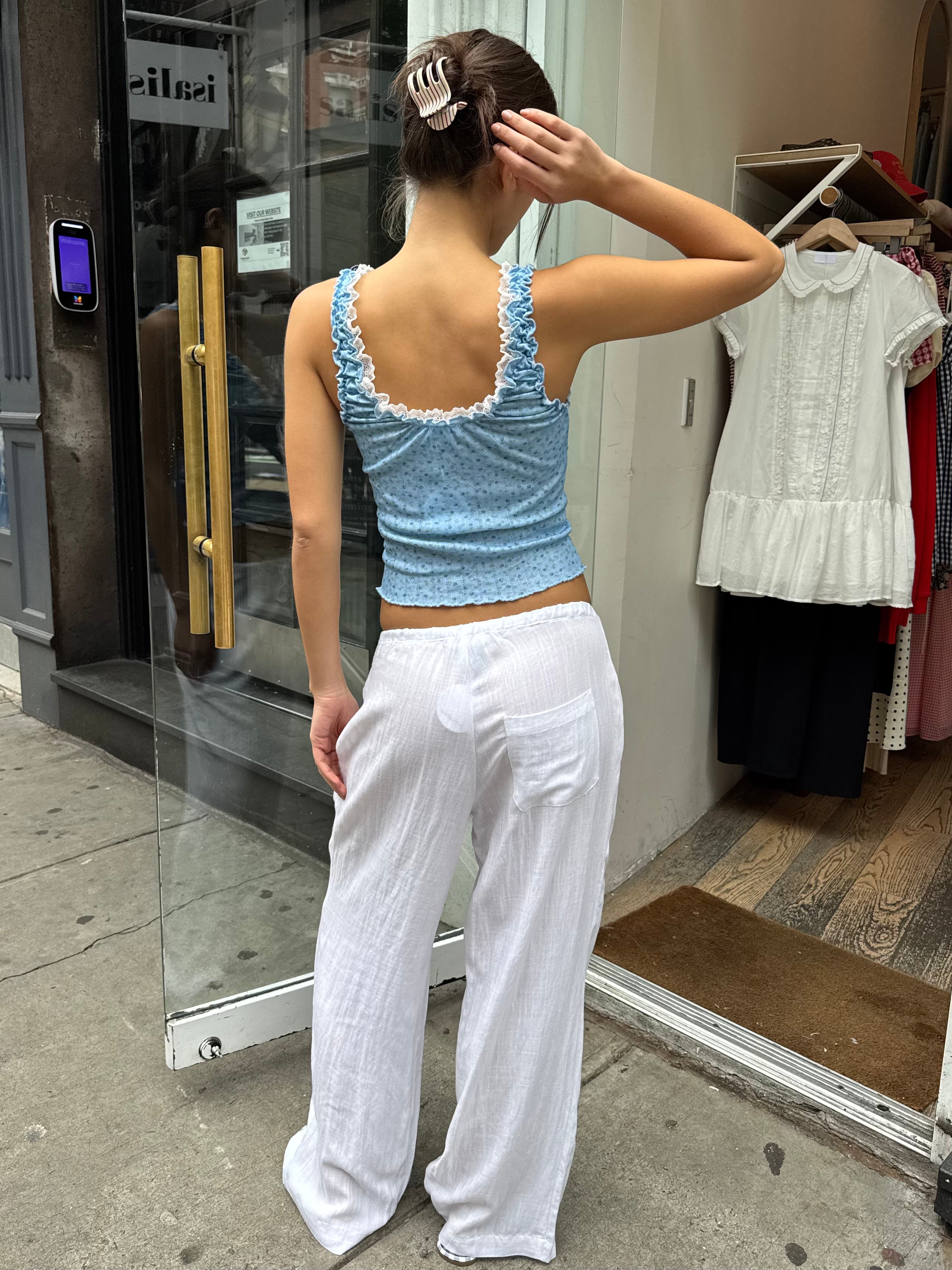 Angela Pants in White