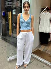 Angela Pants in White